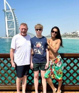 Boris Becker mit Amadeus und seiner Lilian
