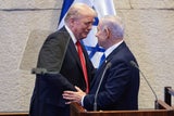 Trump Israel Parlament