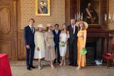 &nbsp;Ferdinand Habsburg, Fiona Campbell-Walter, Francesca Habsburg, Jerome d'Ambrosio, Eleonore Habsburg, Karl Habsburg und Gloria Habsburg&nbsp;