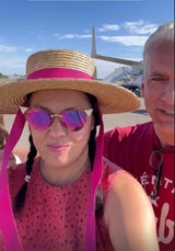 Anna Netrebko und ihr Manager Miguel Esteban.&nbsp;