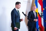 Der schwedische Migrationsminister Johan Forssel