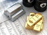 Gold- und Silberbarren