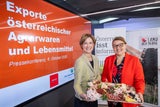 Katharina Koßdorff,&nbsp;Geschäftsführerin des Fachverbandes der Lebensmittelindustrie&nbsp;und Christina Mutenthaler-Sipek,&nbsp;Geschäftsführerin der AMA-Marketing
