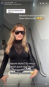 So sieht Martina Kaiser mit Hosen aus.&nbsp;