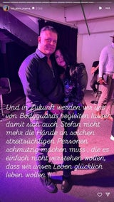 Iris Klein wolle sich in Zukunft von Bodyguards begleiten lassen.&nbsp;
