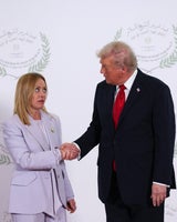 Meloni und Trump