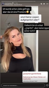 Martina Kaiser beantwortet ihre Follower-Anfragen stets ehrlich.&nbsp;