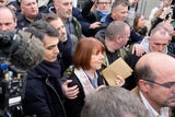 Gisèle Pelicot vor dem Gerichtsgebäude am Tag des Urteils gegen ihre Peiniger.&nbsp;