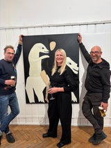 Schauspieler Christian Strasser, Künstlerin Katja Berger und Musiker Roman Gregory.&nbsp;