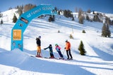 FAmily Slope. Leichte, breite Pisten und gute Übungsmöglichkeiten für Kinder und Anfänger.