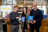 ZERO+ anstelle von herkömmlichem Zucker:&nbsp;Manuel Zeller (CEO NEOH AG), Holly Wilkinson (Ernährungsberaterin) und Zdeslav Jolic (BILLA Geschäftsleiter Category Management/Einkauf) v. l. n. r.