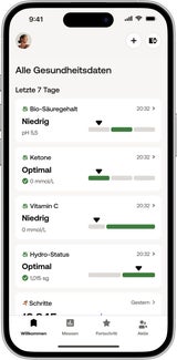 Die Messwerte sind über die Smartphone-App abrufbar.&nbsp;
