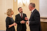 Innenminister Gerhard Karner (ÖVP) mit neuem EU-Ratsvorsitzenden Nicholas Ioannides