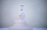 Modell des Siegerentwurfs zum Lueger-Denkmal.