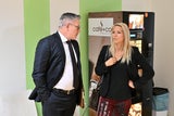 Simone Lugner mit Anwalt Florian Höllwarth