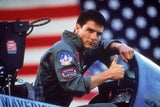 Tom Cruise in der Rolle des Lt. Pete "Maverick" Mitchell im Klassiker "TOP GUN", dem erfolgreichsten Film des Jahres 1986.