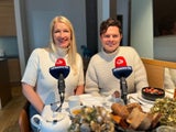 Claudia Stöckl und Michael Patrick Kelly. 