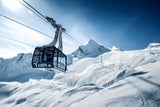 Gipfelbahn bringt Skifahrer und Besucher auf das Kitzstienhorn – Topf of Salzburg.&nbsp;