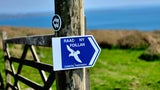 Küstenwanderweg. Der „Weg der Möwe“ umrundet die Insel auf 164 km.