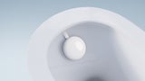 Der U-Scan wird direkt in der Toilette befestigt.&nbsp;