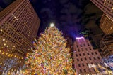 Weihnachten fällt in New York ein bisschen größer als hierzulande aus - ikonischer Weihnachtsbaum beim Rockefeller Center.&nbsp;