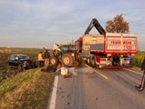 Traktorfahrer krachte im Rausch gegen Auto