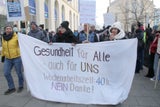 Streik von Spitalsbediensteten für Arbeitszeitverkürzung