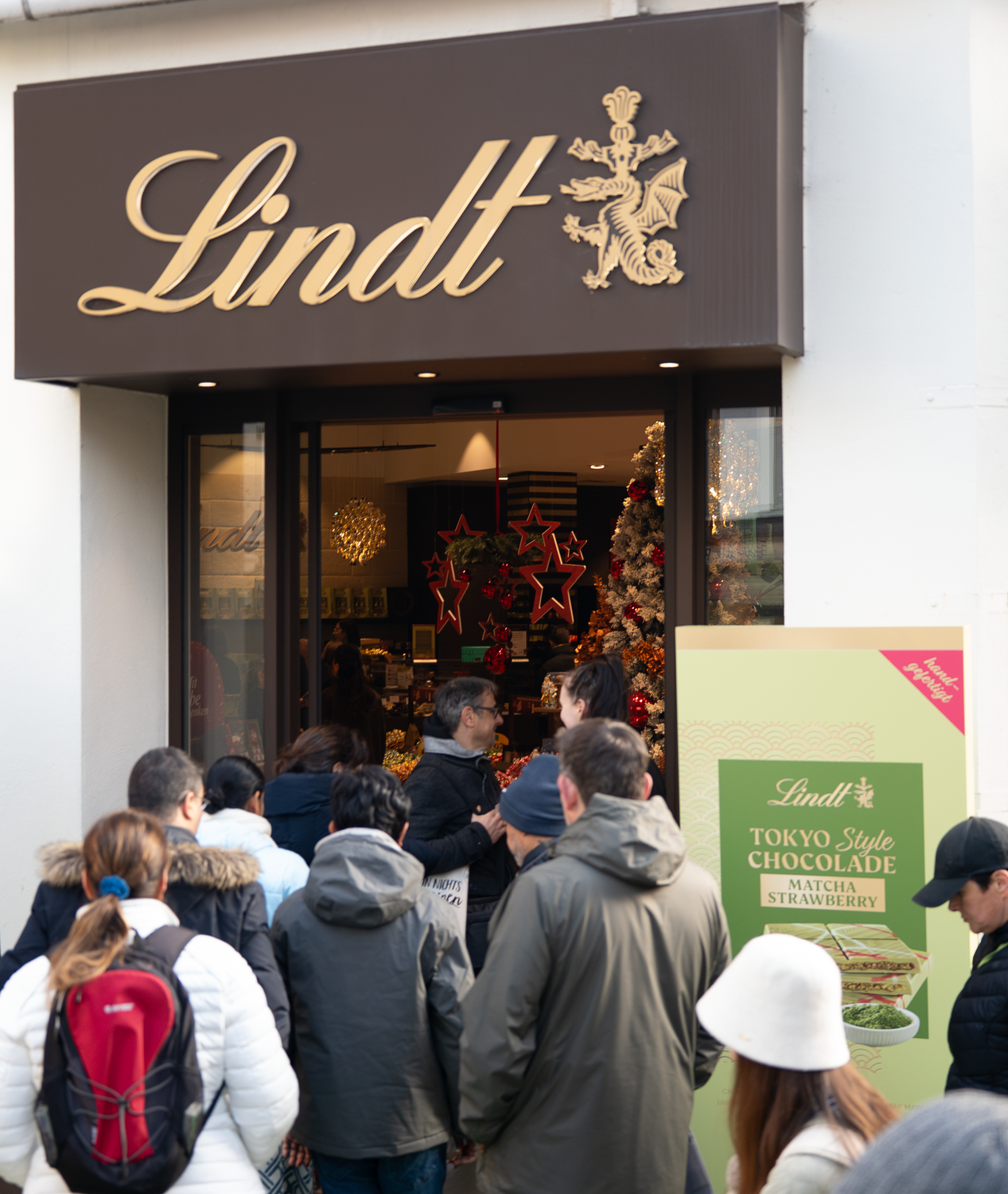 Ansturm auf Lindt-Store