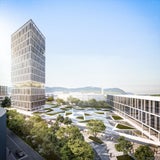 Alter Plan des Fernbusterminals Stadioncenter