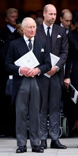 Könmig Charles III. und Prinz William