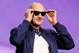 Siemens-Boss Dr. Roland Busch mit Rayban Meta-KI-Brille
