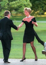 Die echte Prinzessin Diana im "Rachekleid"