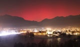 Polarlichter über Österreich