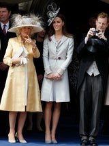 Königin Camilla und Prinzessin Kate