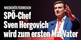 SPÖ-NÖ-Chef Hergovich freut sich über Weihnachtsbaby
