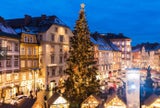 Beleuchtung bei Christkindlmarkt-Eröffnung.