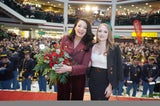 Fran Drescher und Jacqueline Lugner
