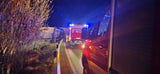 Lkw krachte gegen Leitschiene: 600 Liter Diesel ausgetreten