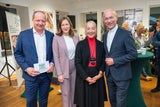 Andreas Glatz, Claudia Plakolm, Agnes Husslein und Toni Faber