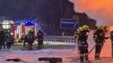 "Reifen schmolzen": Lkw-Brand löst A21-Sperre aus