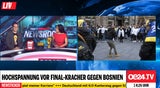 Bosnien-Fans strömen zum Wiener Stephansplatz
