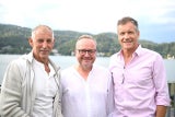 Thomas Muster, Hubert Wallner und Armin Assinger. 