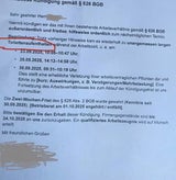 kündigung