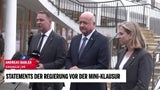Regierungsklausur begann eine Stunde zu spät