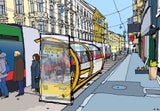 Kunst schützt Bim-Station: ÖVP wollte kreative Lösung