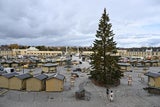 Der Weihnachtsmarkt Schönbrunn ist bereit für den großen Ansturm am Donnerstag.