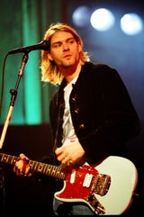 Kurt Cobain mit 1966er-Fender Mustang&nbsp;