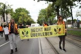 Klima-Kleber protestieren in Wien