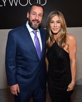 Jennifer Aniston mit ihrem langjährigen Weggefährten Adam Sandler.