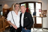 Maria Riesch mit ihrem Partner Johannes Schrempf